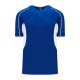 BA1745 One Button Baseball Jersey - Royal/White - Front BA1745 One Button Baseball Jersey - Royal/White - Front