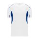BA1745 One Button Baseball Jersey - White/Royal - Front BA1745 One Button Baseball Jersey - White/Royal - Front