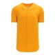 BA5200 Full Button Baseball Jersey - Gold - Front BA5200 Full Button Baseball Jersey - Gold - Front