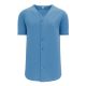 BA5200 Full Button Baseball Jersey - Sky Blue - Front BA5200 Full Button Baseball Jersey - Sky Blue - Front