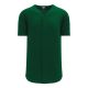 BA5200 Full Button Baseball Jersey - Dark Green - Front BA5200 Full Button Baseball Jersey - Dark Green - Front