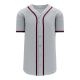 BA5500 Full Button Baseball Jersey - Atlanta Grey/Navy/Red - Front BA5500 Full Button Baseball Jersey - Atlanta Grey/Navy/Red - Front