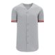 BA5500 Full Button Baseball Jersey - Cincinnati Grey/Red/White - Front BA5500 Full Button Baseball Jersey - Cincinnati Grey/Red/White - Front