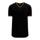 BA5500 Full Button Baseball Jersey - Pittsburgh Black/Gold - Front BA5500 Full Button Baseball Jersey - Pittsburgh Black/Gold - Front