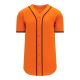 BA5500 Full Button Baseball Jersey - San Fransisco Orange/Black - Front BA5500 Full Button Baseball Jersey - San Fransisco Orange/Black - Front