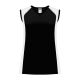 BA601L Women's Baseball Jersey - Black/White - Front BA601L Women's Baseball Jersey - Black/White - Front