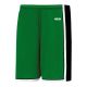 BS1735 Pro Basketball Shorts - Kelly/White/Black - Front BS1735 Pro Basketball Shorts - Kelly/White/Black - Front