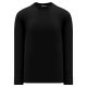 Athletic Knit BA1900-001 Baseball Long Sleeve Shirt - Black - Primary