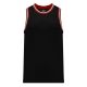 Athletic Knit B1710-348 Pro Basketball Jersey - Black/Red/White - Primary