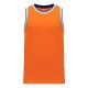 Athletic Knit B1710-486 Pro Basketball Jersey - Orange/Royal/White/Grey - Primary