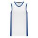 Athletic Knit B2115-207 Pro Basketball Jersey - White/Royal - Primary