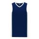 Athletic Knit B2115-216 Pro Basketball Jersey - Navy/White - Primary