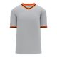 Athletic Knit BA1333-111 Pullover Baseball Jersey - Grey/Orange/Black - Primary