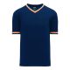 Athletic Knit BA1333-465 Pullover Baseball Jersey - Navy/Orange/White - Primary