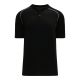 Athletic Knit BA1344-221 Two Button Baseball Jersey - Black/White - Primary