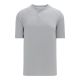 Athletic Knit BA1344-245 Two Button Baseball Jersey - Grey/White - Primary