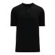 Athletic Knit BA1347-001 Two Button Baseball Jersey - Black - Primary