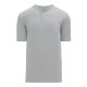 Athletic Knit BA1347-012 Two Button Baseball Jersey - Grey - Primary