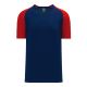 Athletic Knit BA1375-285 Pullover Baseball Jersey - Navy/Red - Primary