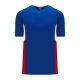 Athletic Knit BA1763-333 One Button Baseball Jersey - Royal/White/Red - Primary