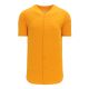 Athletic Knit BA5200-006 Full Button Baseball Jersey - Gold - Primary