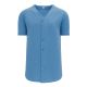 Athletic Knit BA5200-018 Full Button Baseball Jersey - Sky - Primary