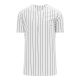 Athletic Knit BA524-222 Full Button Baseball Jersey - White/Black - Primary