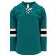 Athletic Knit H550B-SAN466B Pro Hockey Jersey - 2013 San Jose Pacific Teal - Primary
