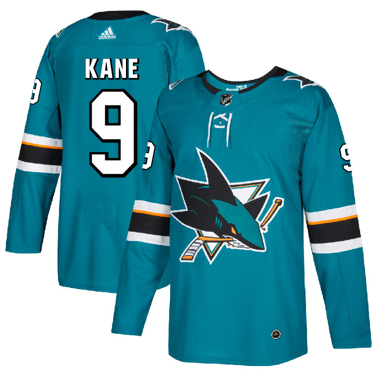 9 Evander Kane Jersey San Jose Sharks 